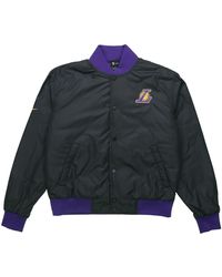 Nike - Nba Los Angeles Lakers Basketball Sports Logo Jacket - Lyst