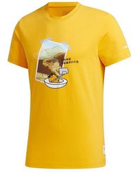 adidas - Neo X Crossover M Gdtm Tee Printing Round Neck Sports Short Sleeve - Lyst