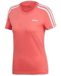 adidas - (Wmns) Essentials 3-Stripes Slim T-Shirt - Lyst