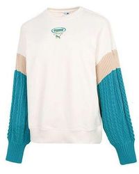 PUMA - (Wmns) Colorblock Sweatshirt - Lyst