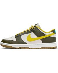 Nike - Dunk Low Retro Prm 'Cargo Khaki Vivid Sulfur' - Lyst