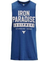 Under Armour - Project Rock Iron Muscle Tank - Lyst