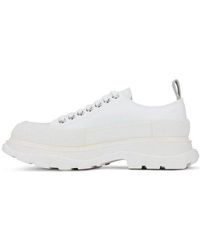 McQueen - Tread Slick Lace Up Sneakers - Lyst
