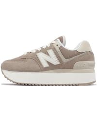New Balance - (Wmns) 574+ 'Driftwood Timberwolf' - Lyst