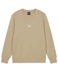 New Balance - Logo Printing Round Neck Long Sleeve - Lyst