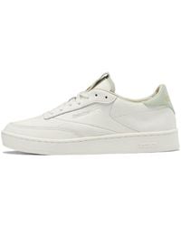 Reebok - (Wmns) Club C Clean 'Chalk Light Sage' - Lyst