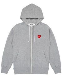 COMME DES GARÇONS PLAY - Multi Heart Zip Up Hoodie - Lyst