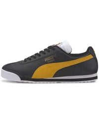 Puma roma deals leather flannel