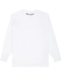Palm Angels - Ss21 Classic Logo Over Long-Sleeve T-Shirt - Lyst