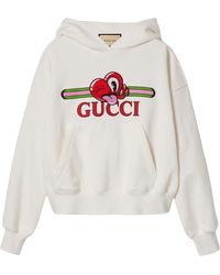 Gucci - Cotton Jersey Sweatshirt With Patch - Lyst