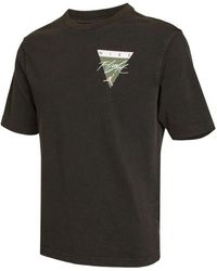 Nike - Flight Essentials Washed Basketball Sports Printing Round Neck Short Sleeve T-Shirt - Lyst