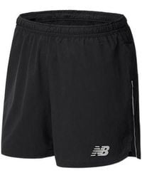 New Balance - Impact Run 5 Inch Short Asia Sizing - Lyst