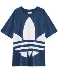 adidas - Originals Large Logo Printing Short Sleeve - Lyst