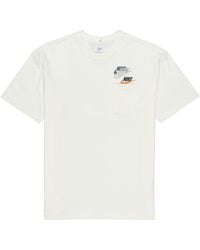 Nike - As Nsw Tee Prem Pocket Casual Breathable Round Neck Logo Solid Color Short Sleeve T-Shirt - Lyst