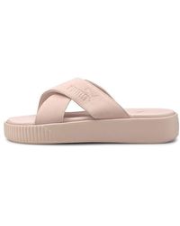 PUMA - (Wmns) Platform Sandal 'Cloud' - Lyst