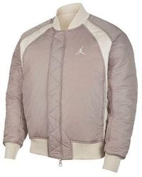 Nike - Essentials Ma-1 Reversible Aviator Woven Logo Padded Clothes Lime Jacket - Lyst