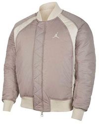 Nike - Essentials Ma-1 Reversible Aviator Woven Logo Padded Clothes Lime Jacket - Lyst