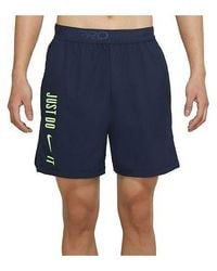 Nike - Pro Dri-Fit Flex Vent Max Alphabet Printing Training Sports Shorts Obsidian - Lyst