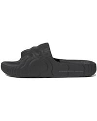 adidas - Adilette 22 Slides 'Carbon' - Lyst