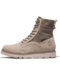 Timberland - Vibram Waterproof Leather And Fabric Boots - Lyst