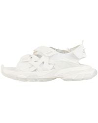 Balenciaga - (Wmns) Track Sandals Ivory - Lyst