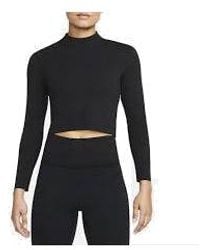 Nike - (Wmns) Swoosh Long Sleeve Yoga T-Shirt Dr2204-010 - Lyst
