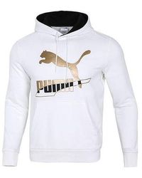 PUMA - Sports Running Casual Loose Hooded Pullover Long Sleeves - Lyst