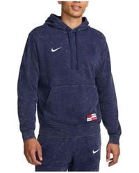 Nike - Paris Saint-Germain Club Soccer French Terry Hoodie 'Midnight' - Lyst