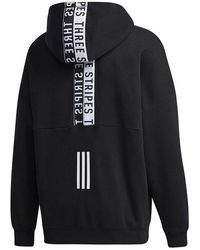 adidas - Must Haves Word Sports Hooded Jacket - Lyst