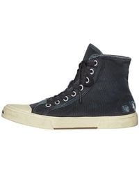 Balenciaga - (Wmns) Paris High Top Sneakers Destroyed Denim And Rubber' - Lyst