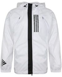 adidas - W.N.D Windproof Breathable Hooded Track Jacket - Lyst