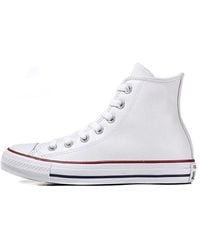 Converse - Chuck Taylor All Star Leather Hi - Lyst