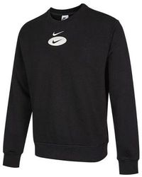Nike - As Nsw Sl Bb Crew Casual Sports Fleece Lined Round Neck Long Sleeves - Lyst