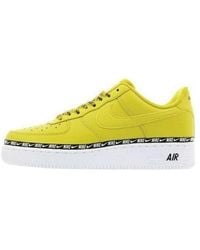 Nike - (Wmns) Air Force 1 Low Se Premium 'Overbranding Bright Citron' - Lyst