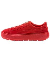 PUMA - (Wmns) Suede Platform Trace 'Valentines Day' - Lyst