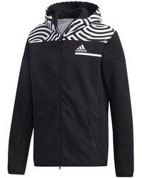 adidas - X Hiroko Zne Hoody M Color Contrast Printing Hooded Jacket Coat - Lyst