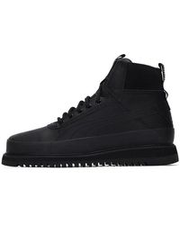 Puma women's soleil shop v2 suede patent sneaker