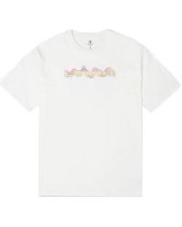 Converse - Printing Sports Knit Loose Short Sleeve - Lyst