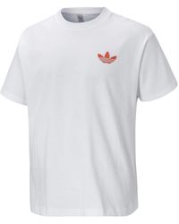 adidas - Originals Cotton Logo Short Sleeve T-Shirt - Lyst