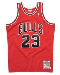 Mitchell & Ness - Nba Authentic Jersey Chicago Bulls 1997-98 Michael Jordan - Lyst