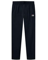 Fila - Thin And Light Breathable Straight Knit Sports Pants - Lyst