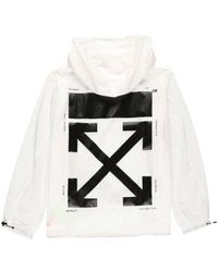 Off-White c/o Virgil Abloh - Fw19 Printing Pullover Hooded Jacket - Lyst