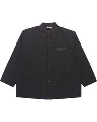 Fear Of God - Ss21 Coaches Jacket Stretch Limo Black - Lyst
