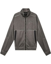 Nike - Sportswear Embroidered Logo Knit Sports Jacket - Lyst