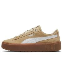 PUMA - Smash Platform V2 Suede 'pale Khaki' - Lyst