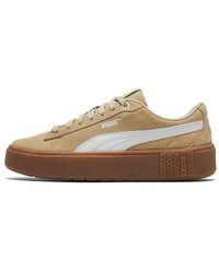 PUMA - Smash Platform V2 Suede 'pale Khaki' - Lyst