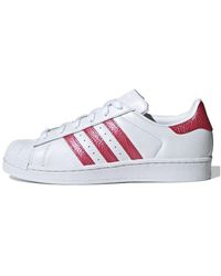 Adidas Superstar Pink Sneakers for Women | Lyst