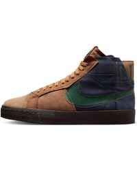 Nike - Sb Zoom Blazer Mid Premium 'Legend Dark Obsidian' - Lyst