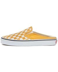 Vans - Checkerboard Mule Slip-On Skate Sneakers - Lyst