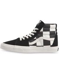Vans - Oversize Checkerboard Sk8-Hi/ Chess Board - Lyst